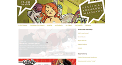 Desktop Screenshot of komiksowawarszawa.pl